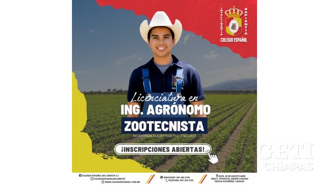 Colegio Español del Sureste - Ingeniero Agrónomo Zootecnista
