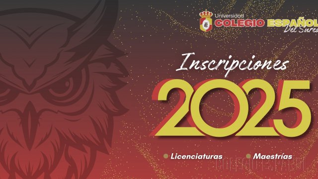 Colegio Español del Sureste INSCRIPCIONES ABIERTAS